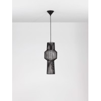 9586511 Висечка светилка 1xE27 црна BREDO NOVA LUCE